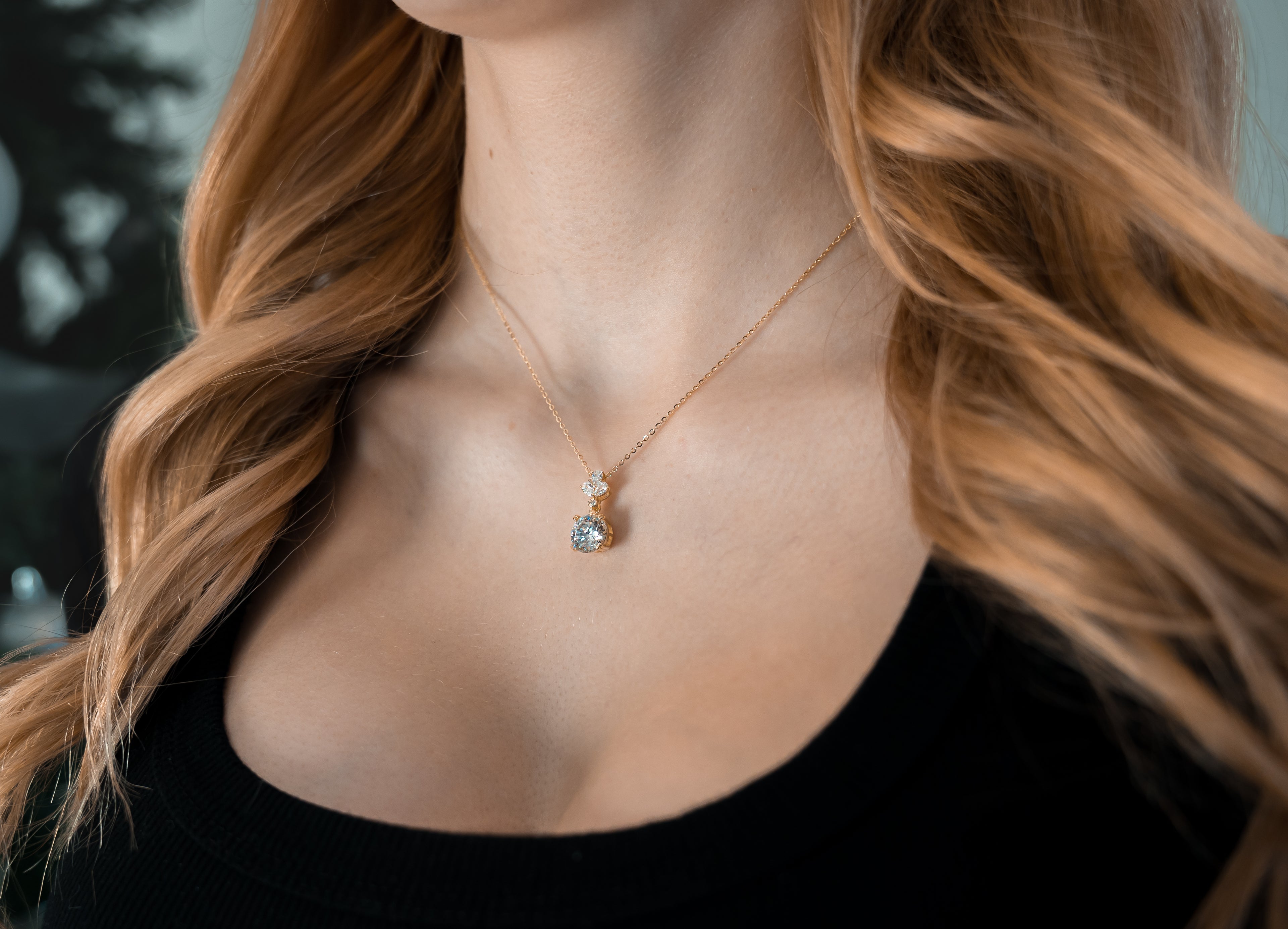 Drop Pendant Necklace