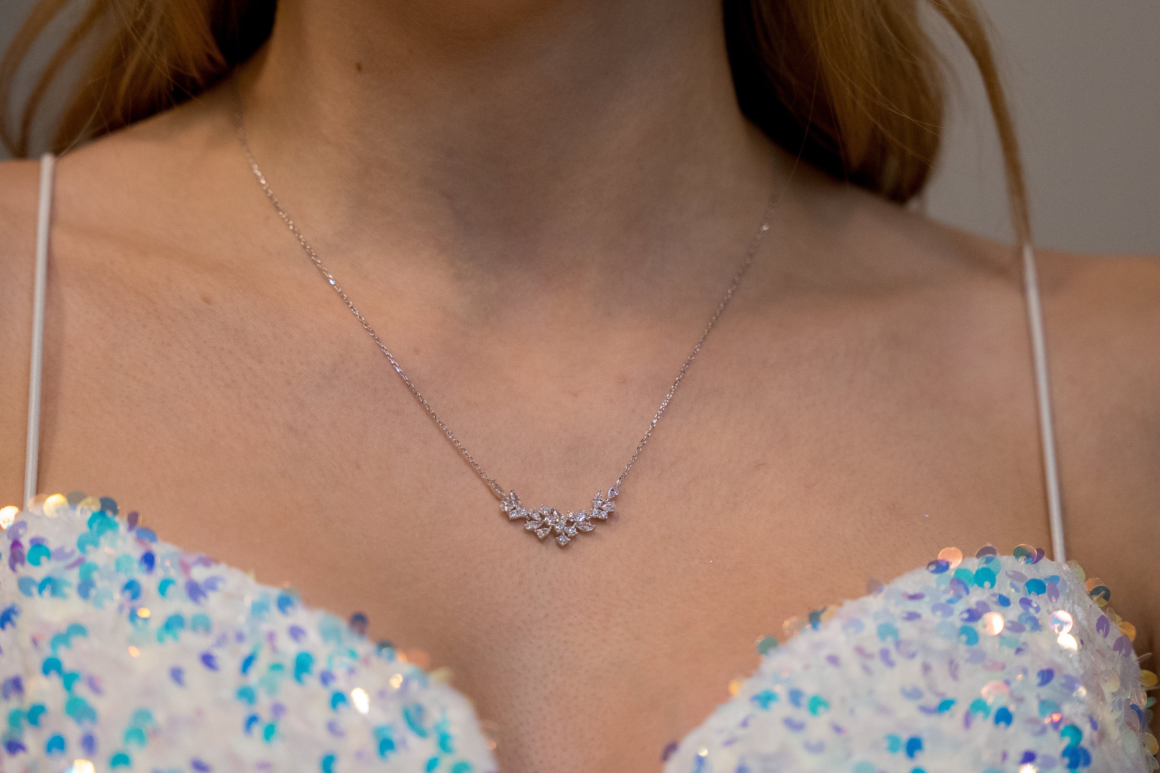 Delicate Cluster Necklace